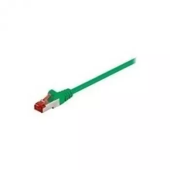 Cable de red Cat6 S/FTP RJ45 Wentronic, 0,25 m, verde