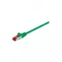 Cable de red Cat6 S/FTP RJ45 Wentronic, 0,25 m, verde