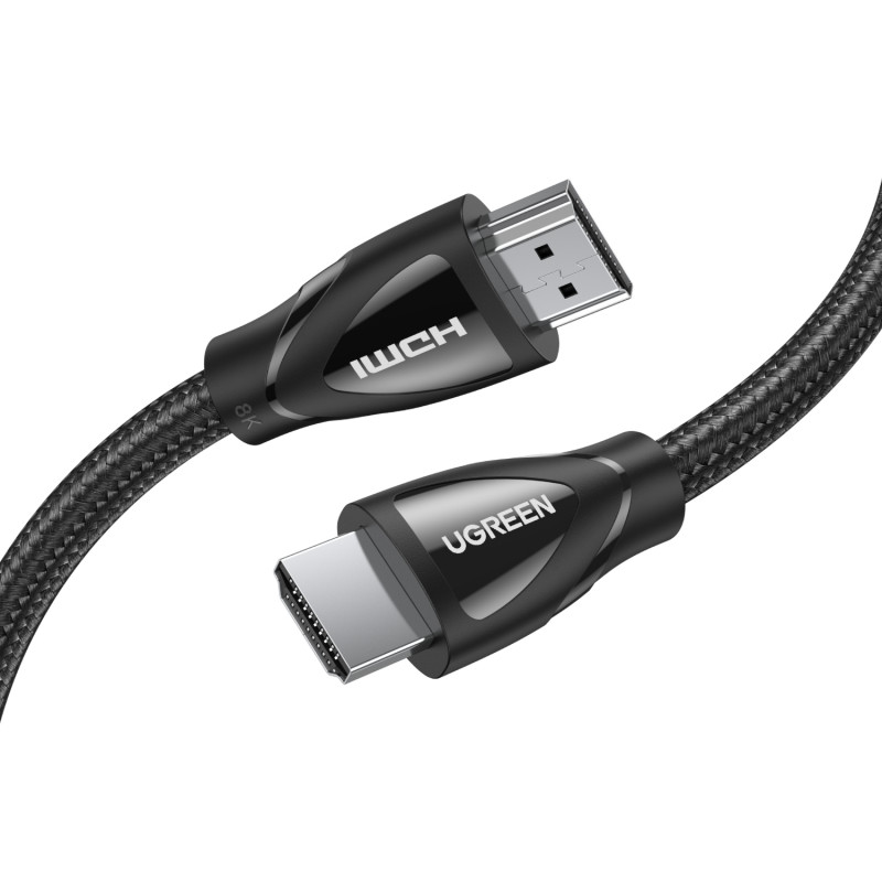 Cable HDMI 2.1 Ultra High Speed Ugreen HD140, 3 m, 8K, negro