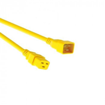 Cable de alimentación amarillo C20-C19 Mercodan (509780139)
