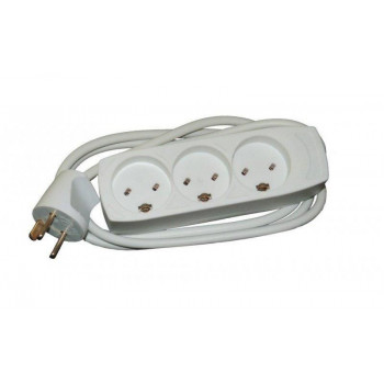 Regleta de enchufes EDB Mercodan con 3 tomas (983102)