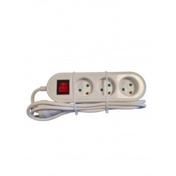 Regleta de enchufes Mercodan con 3 tomas (584420034)