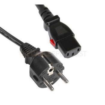 Cable de alimentación Mercodan Schuko, negro (509780003)