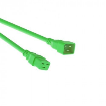 Cable de alimentación Mercodan verde C20-C19 (509780143)