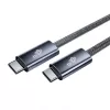 Cable TB trenzado USB 3.2 Gen 1 USB-C a USB-C, 1 m, 100 W, negro