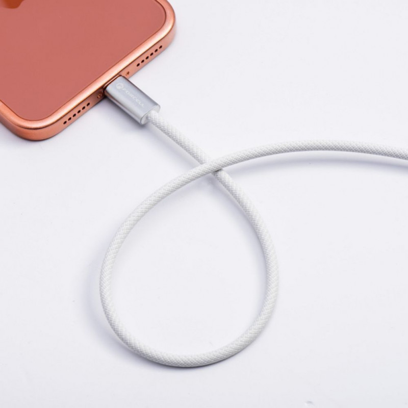 Forcell cable USB USB-C a USB-C, 2 m, 240 W, blanco
