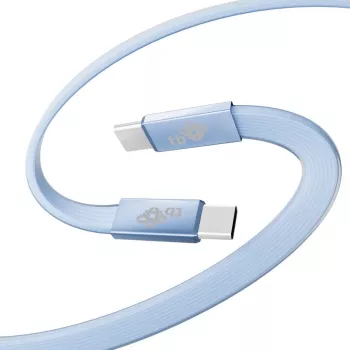 TB cable USB 2.0 USB-C a USB-C, 1 m, 60 W, azul