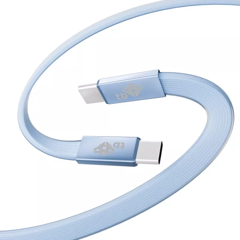 TB cable USB 2.0 USB-C a USB-C, 1 m, 60 W, azul