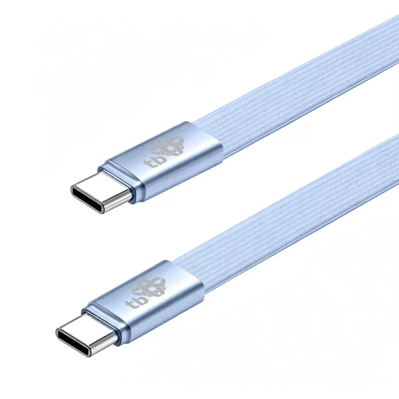 TB cable USB 2.0 USB-C a USB-C, 1 m, 60 W, azul