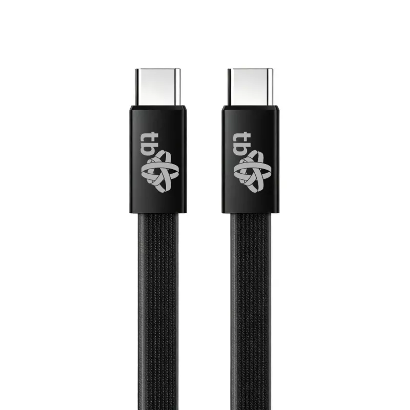 TB cable USB 2.0 USB-C a USB-C, 1 m, 60 W, negro