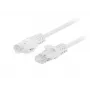 Lanberg cable de red Cat5e U/UTP RJ45, 0,25 m, blanco, pack de 10