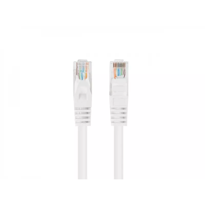 Lanberg cable de red Cat5e U/UTP RJ45, 0,25 m, blanco, pack de 10