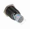 Lamptron interruptor antivandálico 16 mm - Blackline - azul