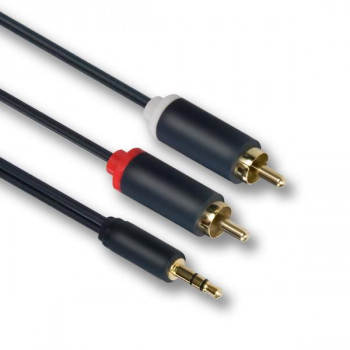 Mercodan cable de audio minijack-RCA PRO ULTRA, 2 m