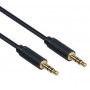 Mercodan cable de audio minijack 3,0 m, Ultra Soft