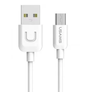 USAMS US-SJ098 cable de datos y carga rápida U-Turn Micro-USB a USB, 2 A, 1 m, blanco