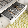 Caja organizadora KIS Sistemo Organizer 6 15 x 15 x 5 cm transparente/gris claro