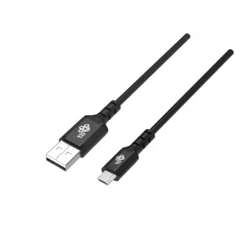 Cable USB 2.0 USB-A a Micro-USB TB, silicona, 1 m, negro