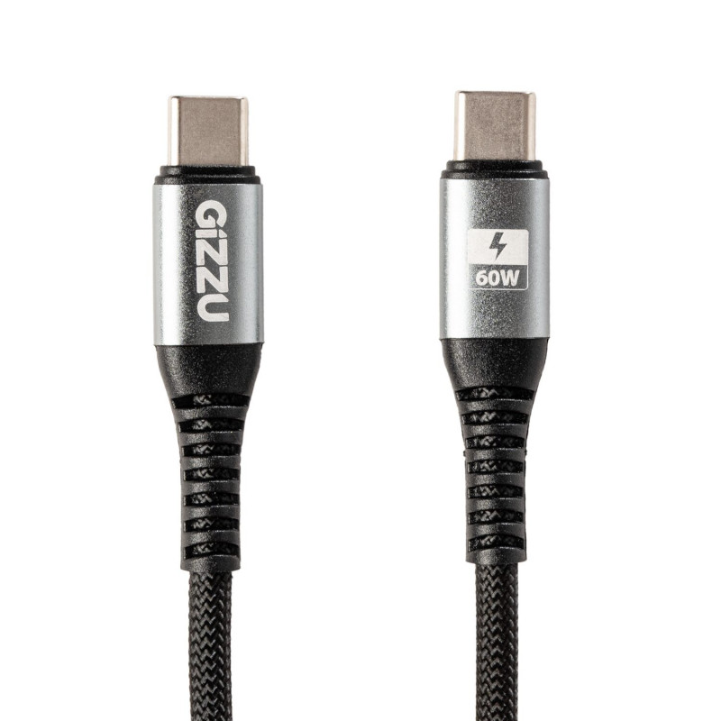 Cable Type-C GIZZU 60W 480Mbps 2m