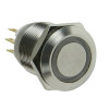 Lamptron pulsador antivandálico / interruptor 16mm - Silverline - azul