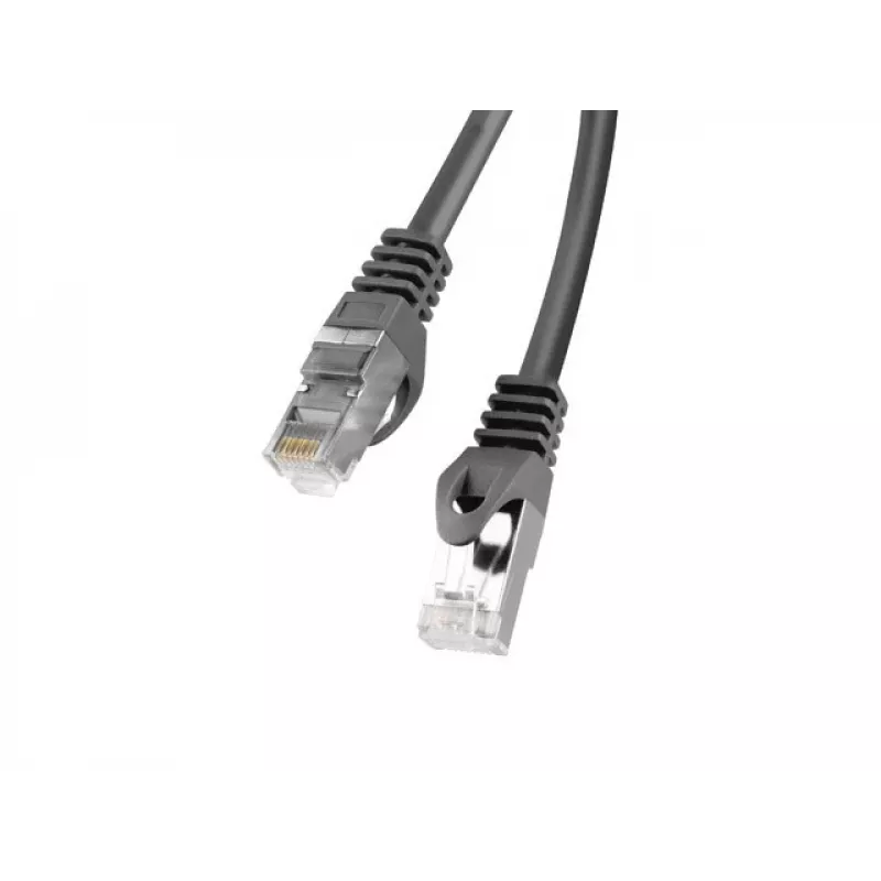 Lanberg cable de red Cat6 F/UTP RJ45, 0,5 m, negro