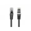 Lanberg cable de red Cat6 F/UTP RJ45, 0,5 m, negro