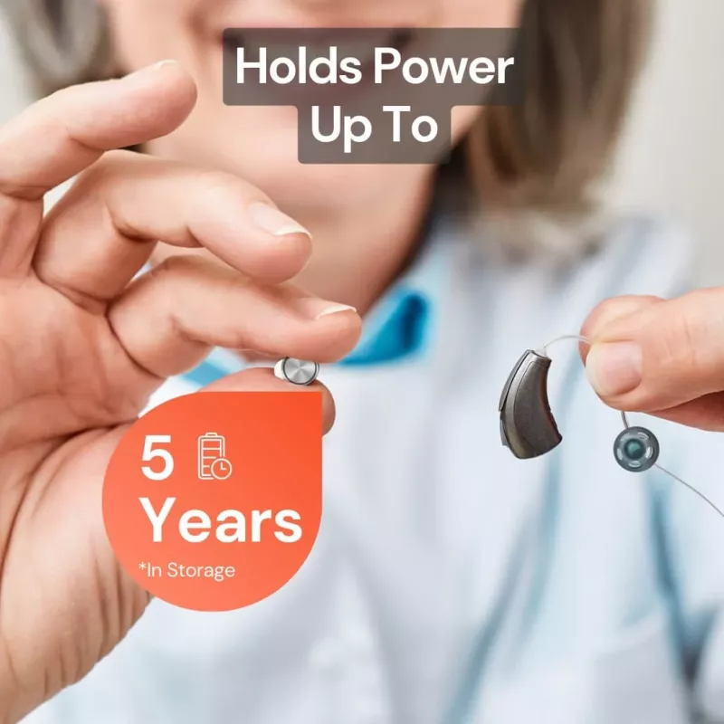 Uniross A675 pilas de botón para audífonos 540mAh, 6 uds.