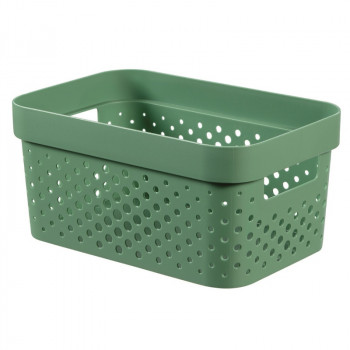 Curver Infinity Recycled caja 4,5 l, 27x19x12 cm, verde