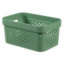 Curver Infinity Recycled caja 4,5 l, 27x19x12 cm, verde