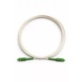 TB cable de red de fibra óptica SC - SC APC, 3 m, blanco