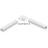 Stasiński conector en ángulo para canal de instalación eléctrica LK 40x25, blanco (1 ud.)