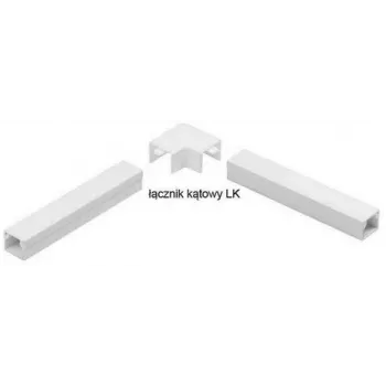 Stasiński conector en ángulo para canal de instalación eléctrica LK 40x25, blanco (1 ud.)