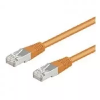 Goobay Cat5e F/UTP cable de red RJ45, 1 m, naranja