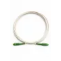 TB cable de fibra óptica SC-SC APC, 1 m, blanco