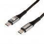 Gizzu cable USB-C a USB-C 60W 480Mbps, 1 m