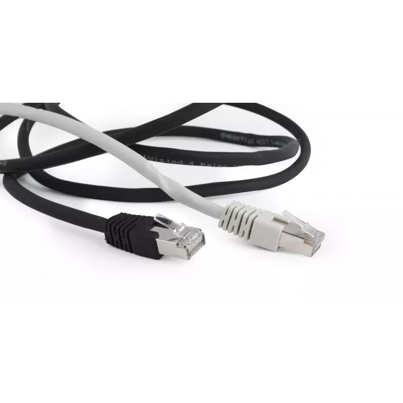 Gembird Cat6a S/FTP cable de red RJ45, 2 m, negro, LSZH