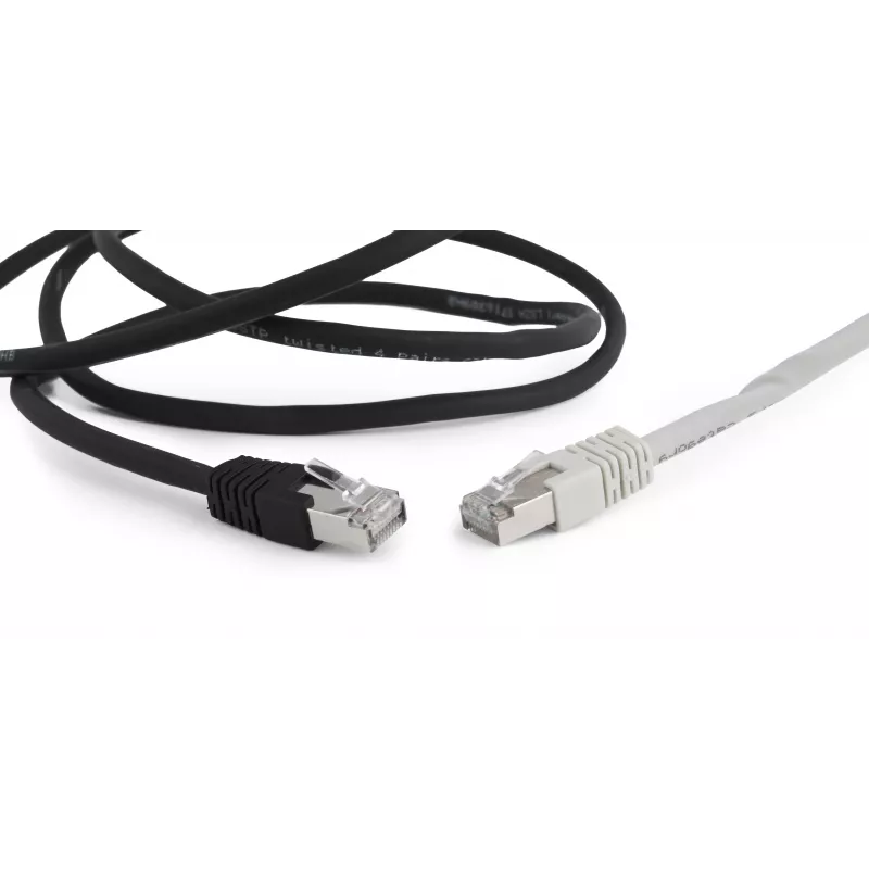 Gembird Cat6a S/FTP cable de red RJ45, 2 m, negro, LSZH