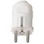 Mercodan conector macho Schuko 16A blanco
