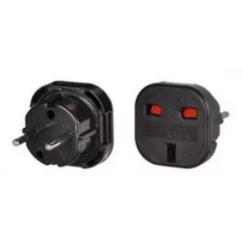 iLike adaptador de cargador UK/EU negro