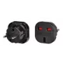 iLike adaptador de cargador UK/EU negro
