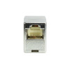 Logilink conector hembra en línea RJ45, Cat.5e, apantallado, carcasa de plástico