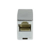 Logilink conector hembra en línea RJ45, Cat.5e, apantallado, carcasa de plástico