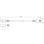 Lanberg Cat6 F/UTP cable de red RJ45, 2 m, blanco