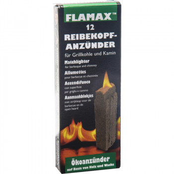 Pastillas de encendido ecológicas/cerillas Flamax 12 uds.