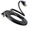 Cable de red plano Cat6 U/UTP RJ45 Ugreen, 0,5 m, negro