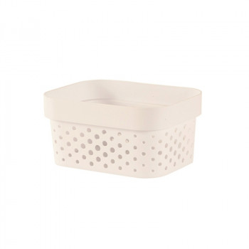 Caja de almacenamiento Curver Infinity Recycled 1,4 l 12,5x8,3 cm, blanca
