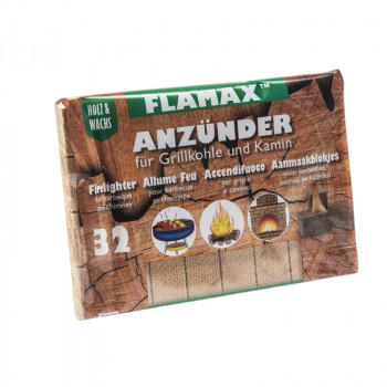 Pastillas de encendido ecológicas Flamax, 32 uds.
