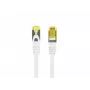 Cable de red Cat6a S/FTP RJ45 Lanberg, 0,5 m, blanco, LSZH, cobre