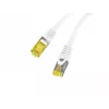 Cable de red Cat6a S/FTP RJ45 Lanberg, 0,5 m, blanco, LSZH, cobre