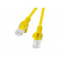 Cable de red Cat6 U/UTP RJ45 Lanberg, 0,5 m, amarillo